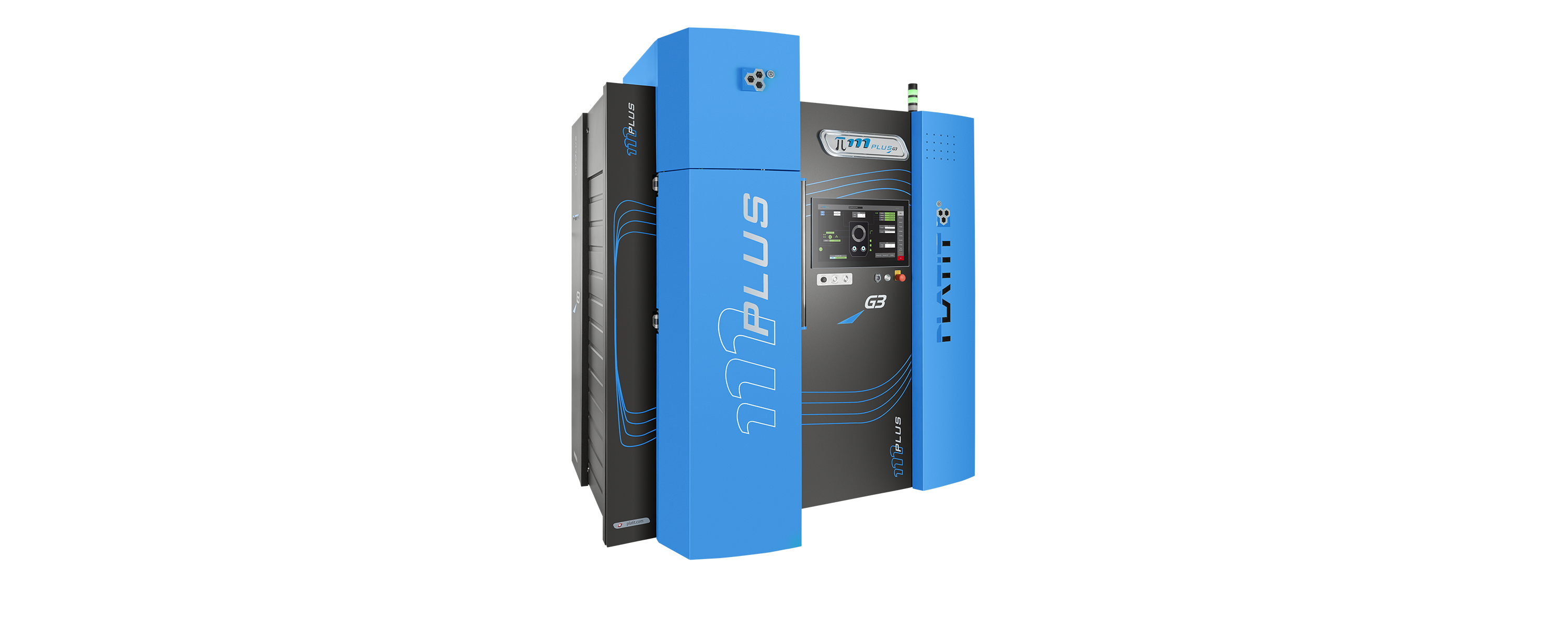 Small PVD coating unit Pi111 from left